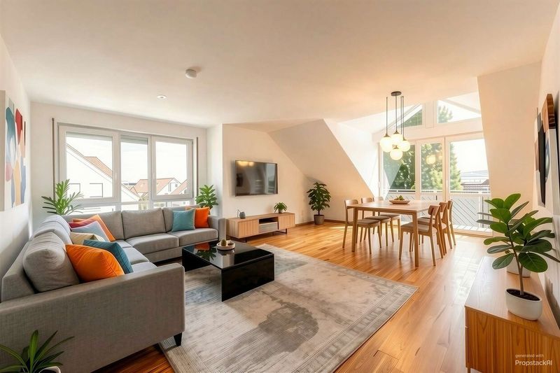 Wohngefühl auf zwei Ebenen – lichtdurchflutete Maisonette mit Balkon
